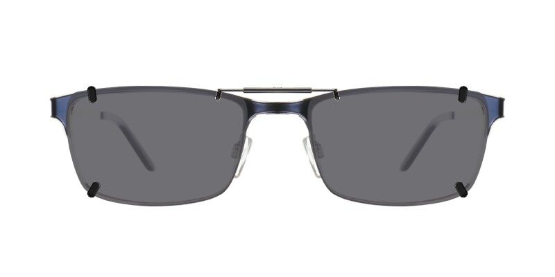 Custom Clip-Ons for Archer & Avery M132 1 Clip-on sunglasses for Archer & Avery M132 with a Spring bridge and Gray | Polarized | 14% Light Transmission lenses
