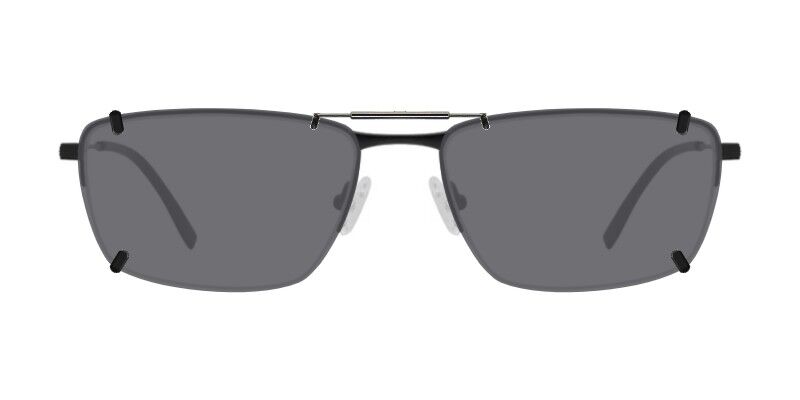 Custom Clip-Ons for Chesterfield CH140XL/T 1 Clip-on sunglasses for Chesterfield CH140XL/T with a Spring bridge and Gray | Polarized | 14% Light Transmission lenses