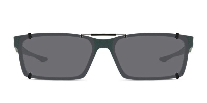 Custom Clip-Ons for Oakley OX8060 1 Clip-on sunglasses for Oakley OX8060 with a Spring bridge and Gray | Polarized | 14% Light Transmission lenses