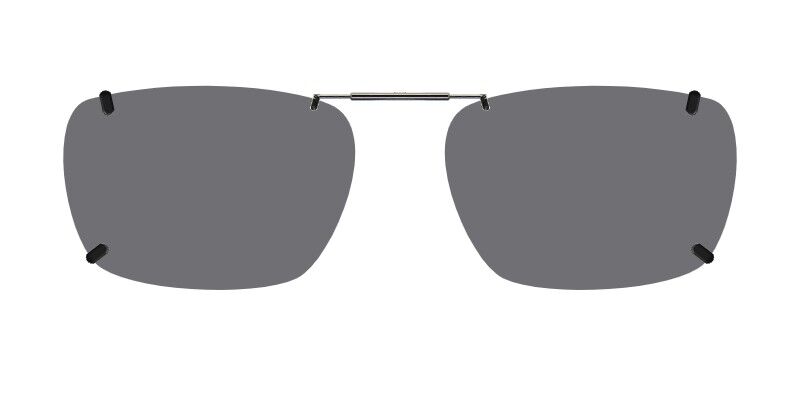 Custom Clip-Ons for Ted Baker TXL010 1 Clip-on sunglasses for Ted Baker TXL010 with a Spring bridge and Gray | Polarized | 14% Light Transmission lenses