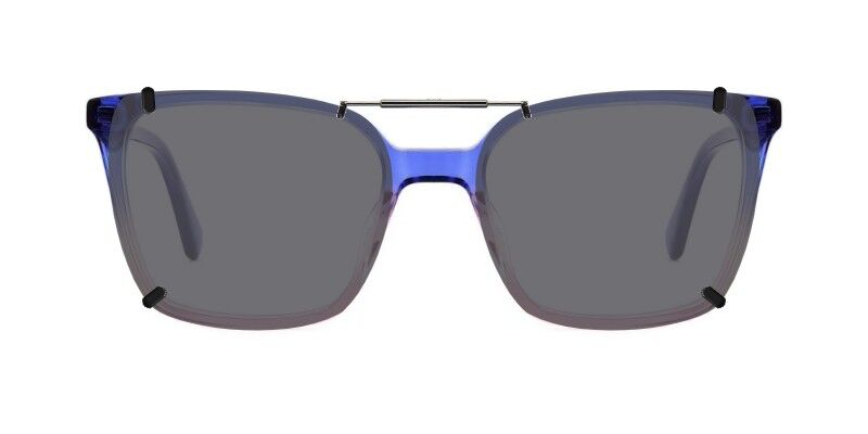 3DClips™ - Custom Clip On Sunglasses For Kate Spade Everleigh 2 Clip-on sunglasses for Kate Spade Everleigh with a Spring bridge and Gray | Polarized | 14% Light Transmission lenses