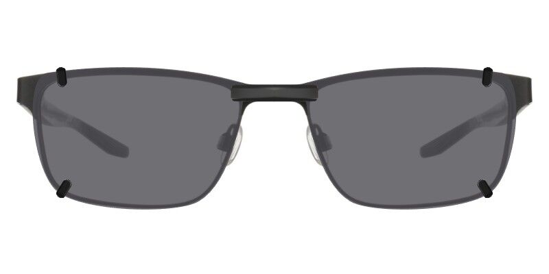 3DClips™ - Custom Clip On Sunglasses For Nike 8130 2 Clip-on sunglasses for Nike 8130 with a Magnetic bridge and Gray | Polarized | 14% Light Transmission lenses