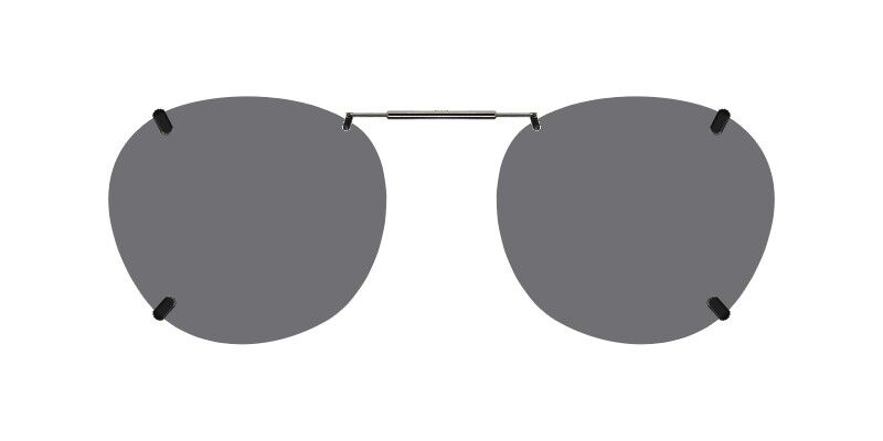 Custom Clip-Ons for J F Rey JF2819 1 Clip-on sunglasses for J F Rey JF2819 with a Spring bridge and Gray | Polarized | 14% Light Transmission lenses