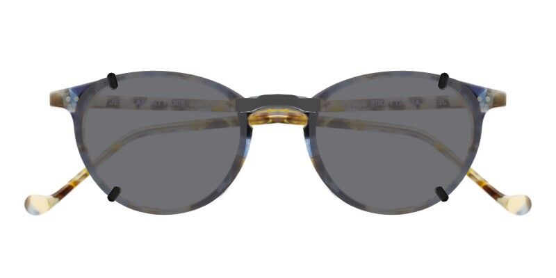 Custom Clip-Ons for Lafont Folio 1 Clip-on sunglasses for Lafont Folio with a Magnetic bridge and Gray | Polarized | 14% Light Transmission lenses