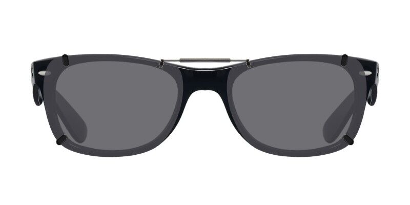 3DClips™ – Custom Clip On Sunglasses For Ray-Ban RB2132 New Wayfarer 2 Clip-on sunglasses for Ray-Ban RB2132 with a Spring bridge and Gray | Polarized | 14% Light Transmission lenses