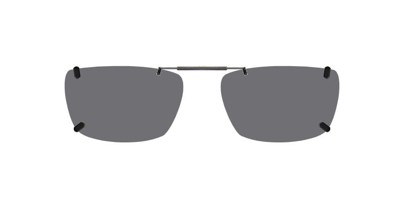 Custom Clip-Ons for Demi + Dash Equinox 1 Clip-on sunglasses for Demi + Dash Equinox with a Spring bridge and Gray | Polarized | 14% Light Transmission lenses