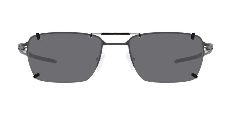 3DClips™ - Custom Clip On Sunglasses For Oakley OX5128 (Gauge 3.2 Blade) 4 Clip-on sunglasses for Oakley OX5128 with a Spring bridge and Gray | Polarized | 14% Light Transmission lenses