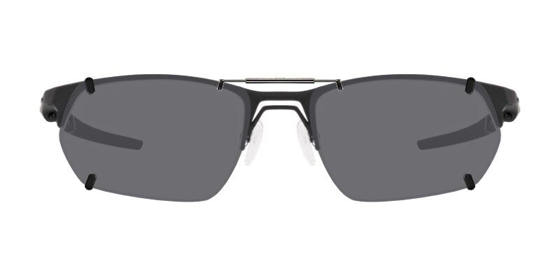 Custom Clip-Ons For Oakley OX5152 (Wire Tap 2.0 RX) 4 Clip-on sunglasses for Oakley OX5152 with a Spring bridge and Gray | Polarized | 14% Light Transmission lenses